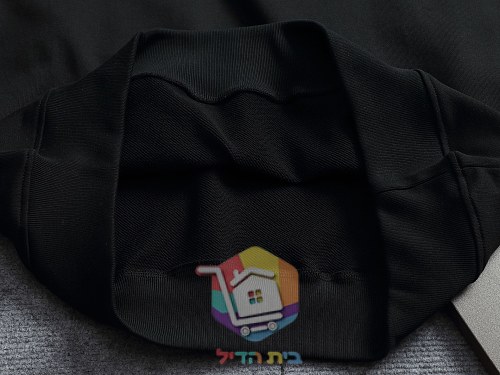 סווטשירט Prada Technical Cotton שחור, לבן, אפור 5