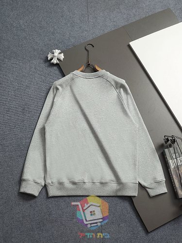 סווטשירט Prada Technical Cotton שחור, לבן, אפור 21