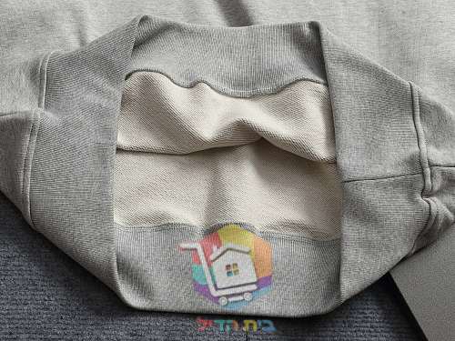 סווטשירט Prada Technical Cotton שחור, לבן, אפור 25