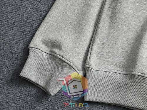 סווטשירט Prada Technical Cotton שחור, לבן, אפור 28