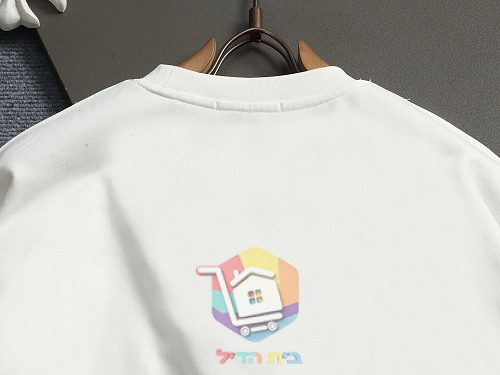 סווטשירט Burberry עם לוגו כחול לבן, שחור 2