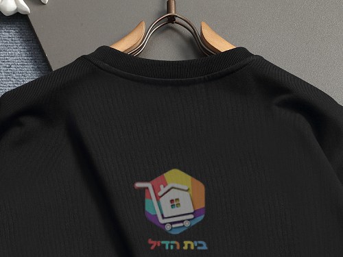 סווטשירט Dior עם לוגו רקום, שחור, לבן 2