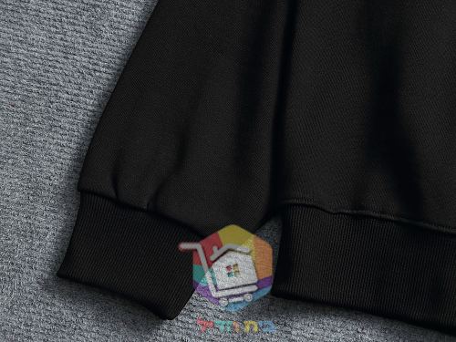 סווטשירט Louis Vuitton עם הדפס גרפי שחור, לבן 8