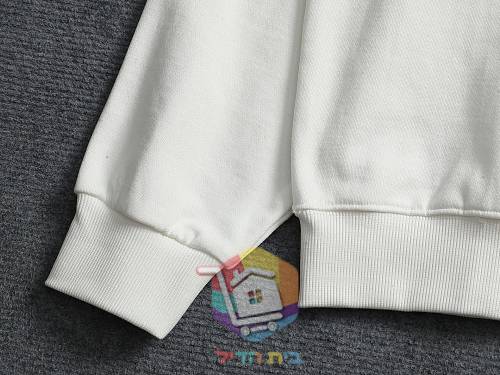 סווטשירט Louis Vuitton עם הדפס גרפי שחור, לבן 19