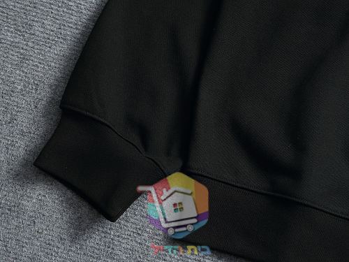 סווטשירט Burberry עם הדפס פרש שחור, לבן 7