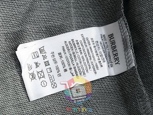 קפוצ'ון Burberry משובץ, בז', אפור 16