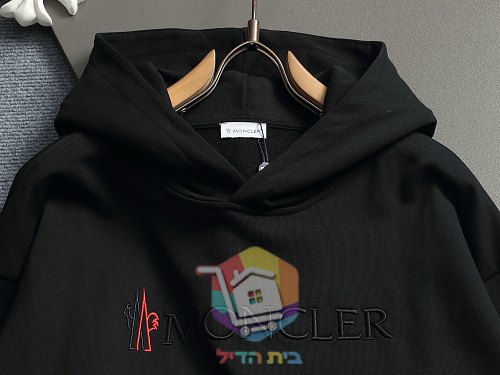 קפוצ'ון Moncler שחור, לבן, חום 11