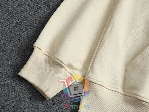 קפוצ'ון Gucci עם לוגו GG שחור, שמנת, אפור 18