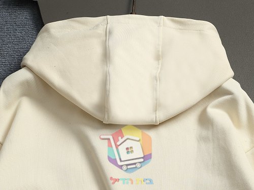 קפוצ'ון Gucci עם לוגו GG שחור, שמנת, אפור 22
