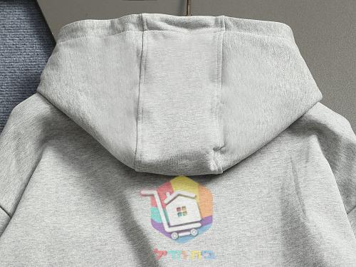 קפוצ'ון Gucci עם לוגו GG שחור, שמנת, אפור 34