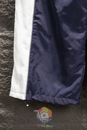 מכנסי Balenciaga עם פס צד כחול, שחור 12