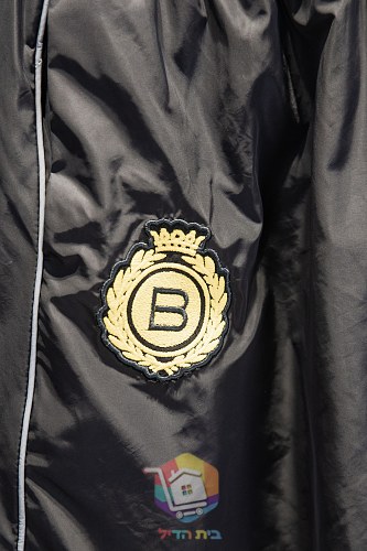 מכנסי Balenciaga עם פס צד כחול, שחור 18