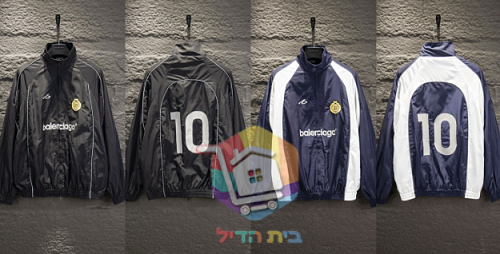 ג'קט Balenciaga עם מספר 10 כחול, שחור 34