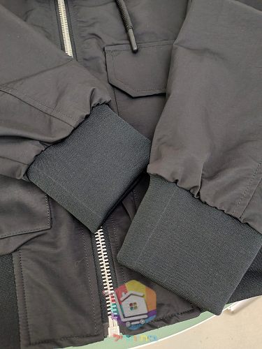 ג'קט בומבר Moose Knuckles עם ברדס, ירוק, שחור 15
