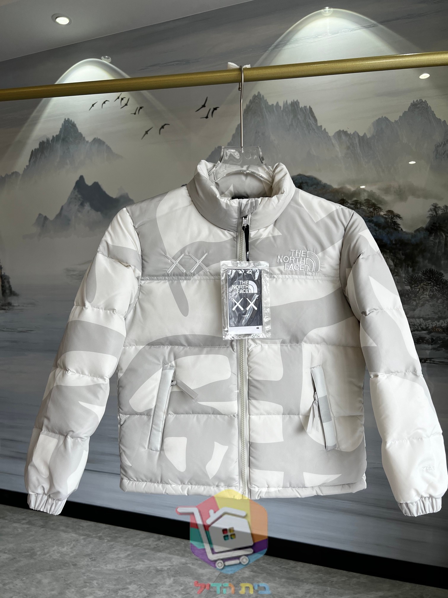 Piumino KAWS x The North Face Retro 1996 Nuptse mimetico, quattro colorazioni