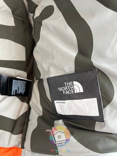 Piumino KAWS x The North Face Retro 1996 Nuptse mimetico, quattro colorazioni 16