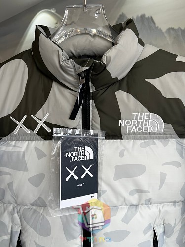 Piumino KAWS x The North Face Retro 1996 Nuptse mimetico, quattro colorazioni 20