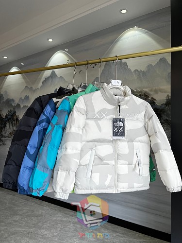 Piumino KAWS x The North Face Retro 1996 Nuptse mimetico, quattro colorazioni 23
