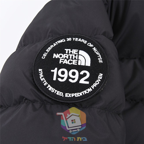 מעיל פוך The North Face 1992 Retro Anniversary Nuptse, שחור, לבן ואפור 4