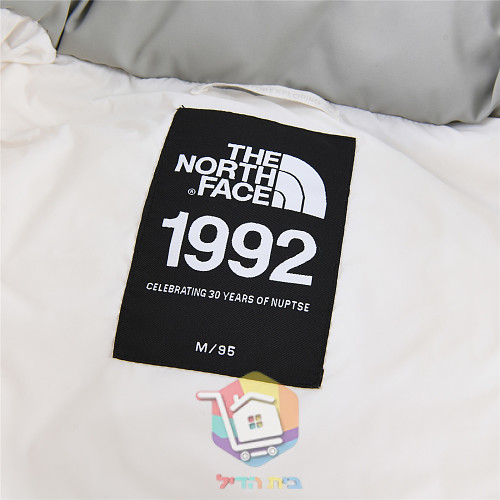 מעיל פוך The North Face 1992 Retro Anniversary Nuptse, שחור, לבן ואפור 11