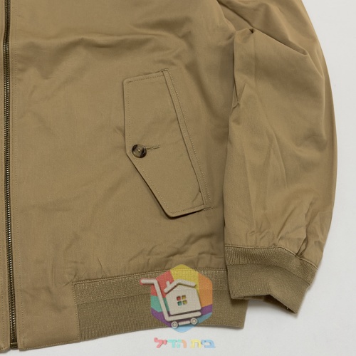 ג'קט Harrington של Polo Ralph Lauren עם בטנה משובצת, כחול כהה, חום בהיר 31