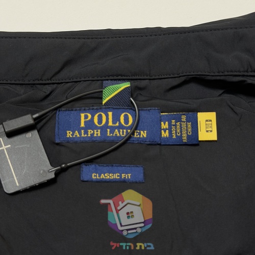 מעיל Polo Ralph Lauren Packable דוחה מים, כחול כהה, זית, שחור 7