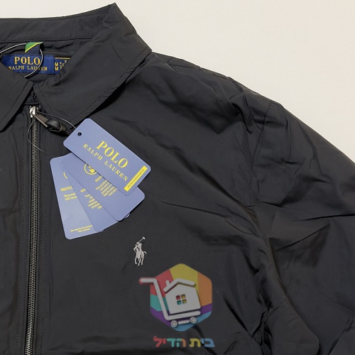 מעיל Polo Ralph Lauren Packable דוחה מים, כחול כהה, זית, שחור 9