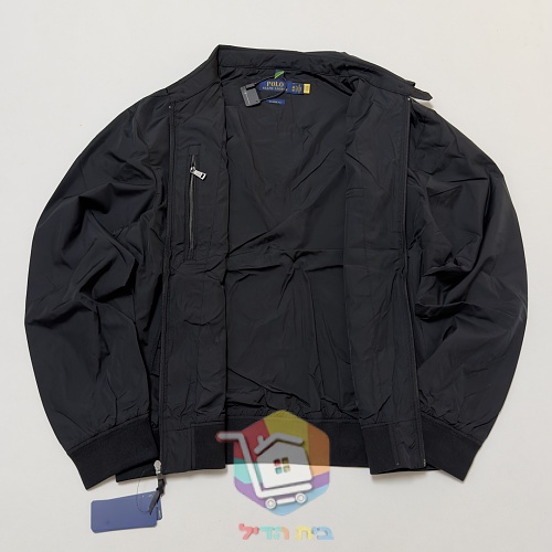מעיל Polo Ralph Lauren Packable דוחה מים, כחול כהה, זית, שחור 13
