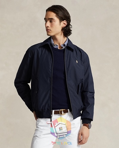 מעיל Polo Ralph Lauren Packable דוחה מים, כחול כהה, זית, שחור 17