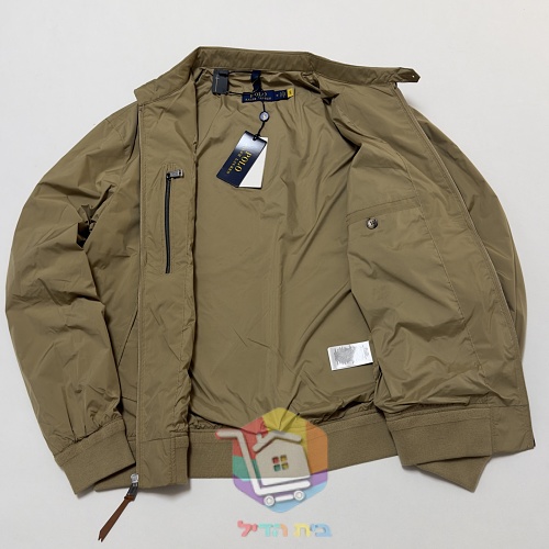 מעיל Polo Ralph Lauren Packable דוחה מים, כחול כהה, זית, שחור 38