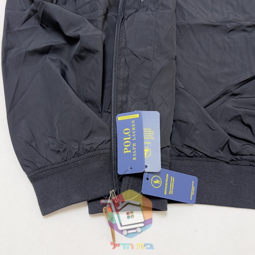 מעיל Polo Ralph Lauren Packable דוחה מים, כחול כהה, זית, שחור 42