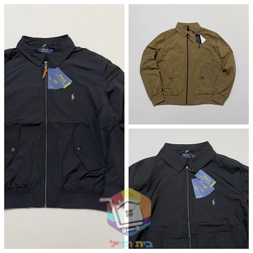 מעיל Polo Ralph Lauren Packable דוחה מים, כחול כהה, זית, שחור 49