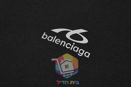 קפוצ'ון Balenciaga עם לוגו קטן, שחור 5