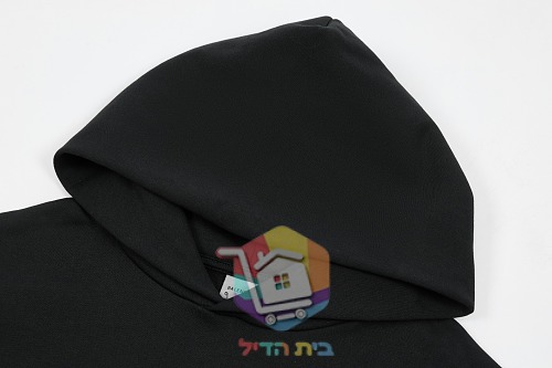 קפוצ'ון Balenciaga עם לוגו קטן, שחור 6