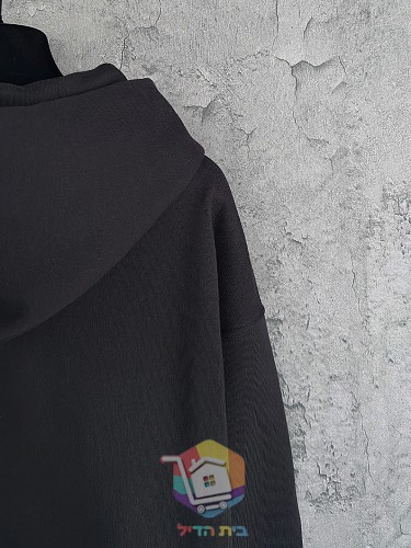 קפוצ'ון Balenciaga עם לוגו קטן, שחור 9