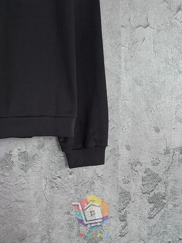קפוצ'ון Balenciaga עם לוגו קטן, שחור 10