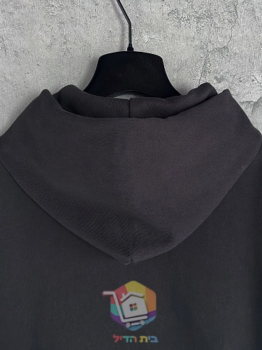 קפוצ'ון Balenciaga עם לוגו קטן, שחור 11