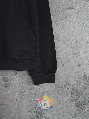 קפוצ'ון Balenciaga עם לוגו בגווני אדום, שחור 5