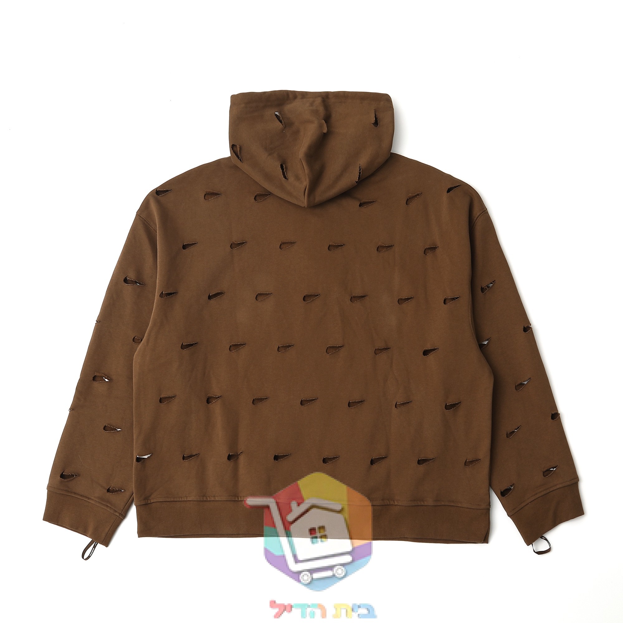 קפוצ'ון Nike x Jacquemus Swoosh Hoodie, חום