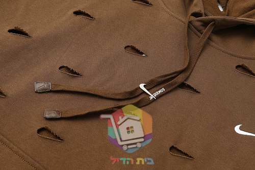 קפוצ'ון Nike x Jacquemus Swoosh Hoodie, חום 13