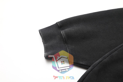 קפוצ'ון Balenciaga עם הדפס ברק, שחור 2