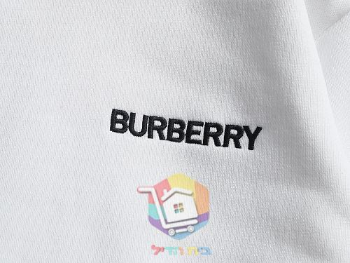 Sweat Burberry à col carreaux, noir ou blanc 17