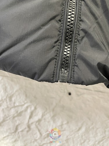 מעיל פוך Moncler Bouvaque עם צווארון עומד ופס בחזה, לבן, כחול כהה או שחור, תמונה 24