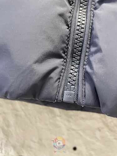 מעיל פוך Moncler Bouvaque עם צווארון עומד ופס בחזה, לבן, כחול כהה או שחור, תמונה 33