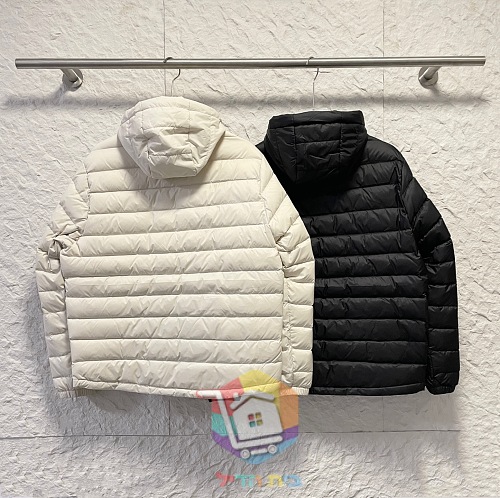 מעיל פוך קל Canada Goose עם ברדס, שמנת, שחור 12