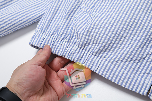 ז'קט Polo Ralph Lauren Bayport מסירסקר, פסים תכלת 5