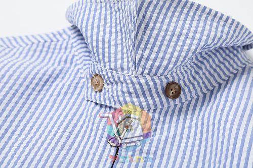 ז'קט Polo Ralph Lauren Bayport מסירסקר, פסים תכלת 15