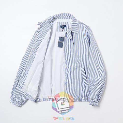 ז'קט Polo Ralph Lauren Bayport מסירסקר, פסים תכלת 18