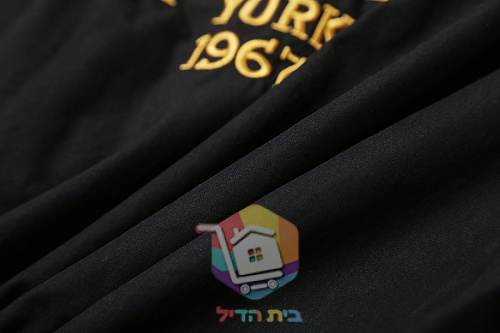ז'קט Polo Ralph Lauren Bayport מפופלין עם רקמה בגב, שחור 1