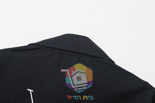 ז'קט Polo Ralph Lauren Bayport מפופלין עם רקמה בגב, שחור 5